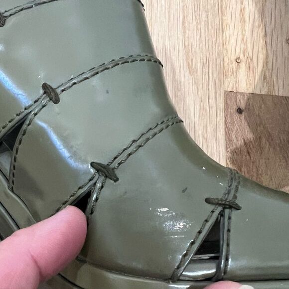 Tod’s Green Patent Leather Heels size 7.5 - Picture 7 of 9